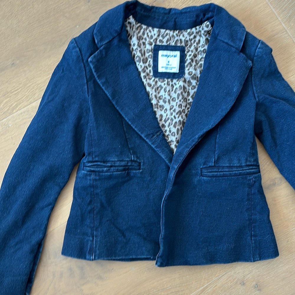 Mayoral denim blazer